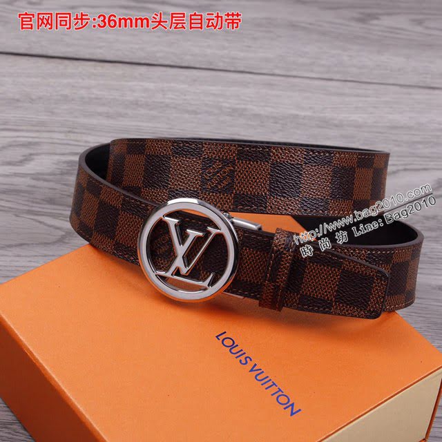 LV爆款男士皮帶 路易威登經典自動平滑款腰帶  jjp2206